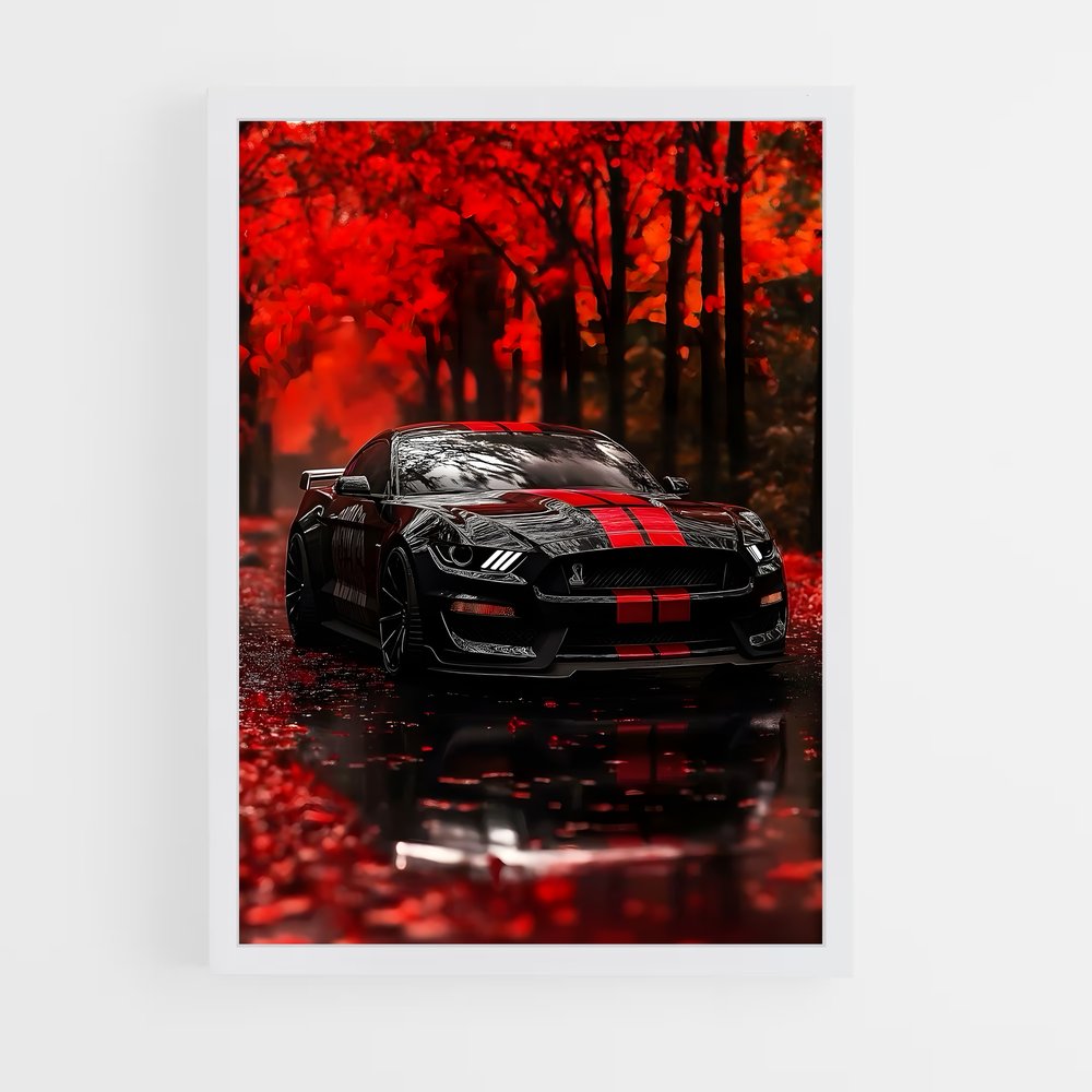 Poster Mustang Sauvage – affiche Shelby (vue 3)